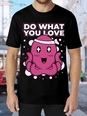 Do What You Love Pink Octopus Graphic Tee